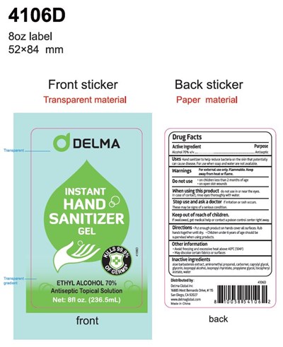 236 mL NDC: 80208-111-03 - DELMA LABEL
